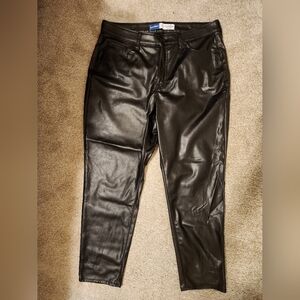 Old Navy OG Straight Leather Pants